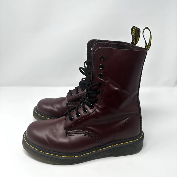 Dr. Martens Shoes - Dr Martens 1490 Boot Cherry